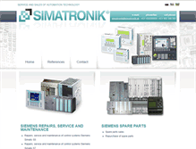Tablet Screenshot of en.simatronik.sk
